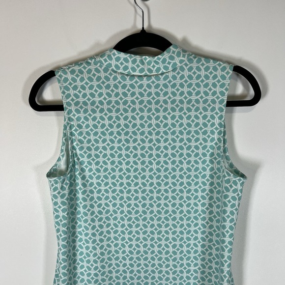 Tommy‎ Bahama Women's Mock Neck Print 1/4 Zip Golf Dress Medium Athletic Preppy - Picture 10 of 11